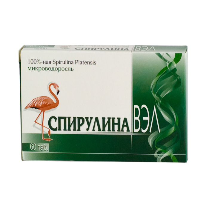 Изображение товара Спирулина ВЭЛ таблетки 60 шт
