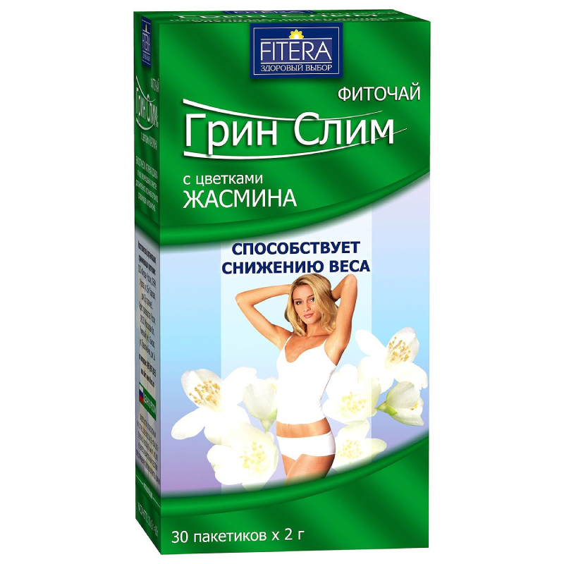 

Fitera Фиточай Грин Слим Жасмин фильтр-пакеты 2 г 30 шт