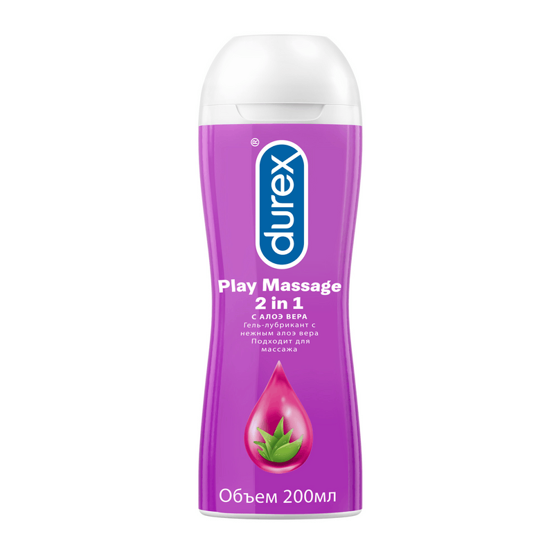 Durex Плей Массаж 2в1 Гель Алоэ Вера 200 мл