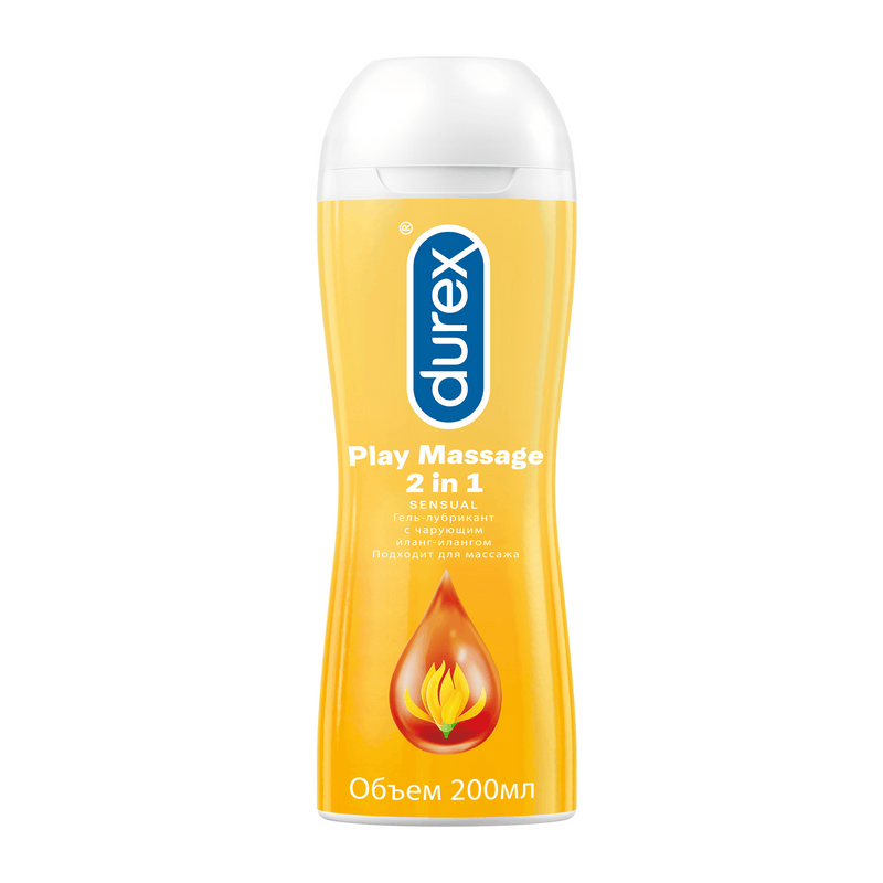 Изображение товара Гель-лубрикант Durex Play Massage 2 в 1 Sensual с иланг-иланга 200 мл