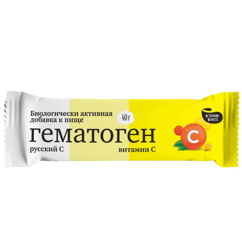 

PL Гематоген с витамином С 40 г