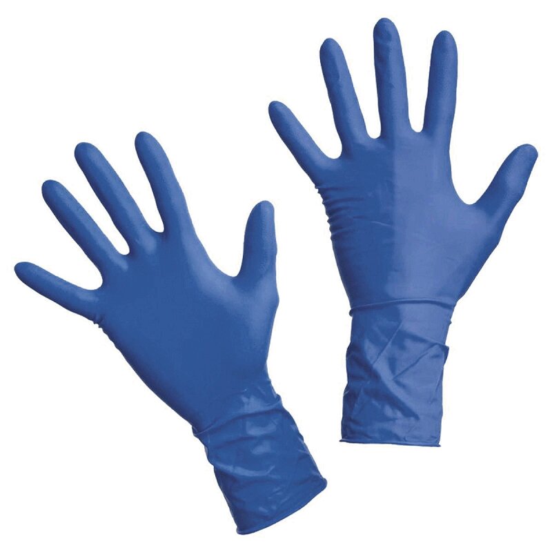 Перчатки Dermagrip high risk powder free р-р S 2 шт белая перчатка