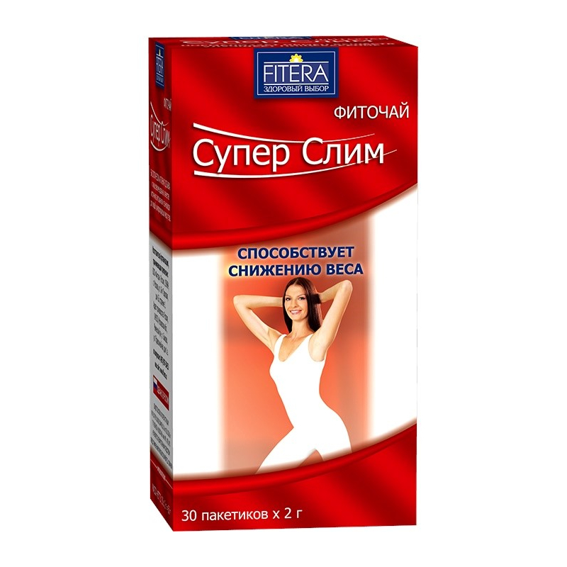 

Чай "Супер Слим" ф/п 2 г 30 шт