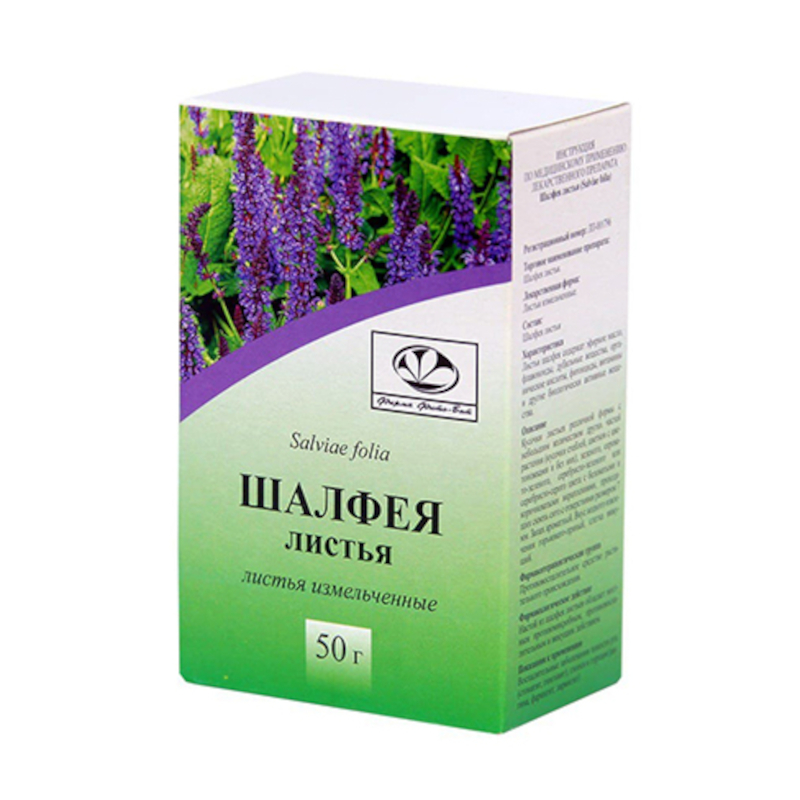 

Шалфей листья фиточай 50 г