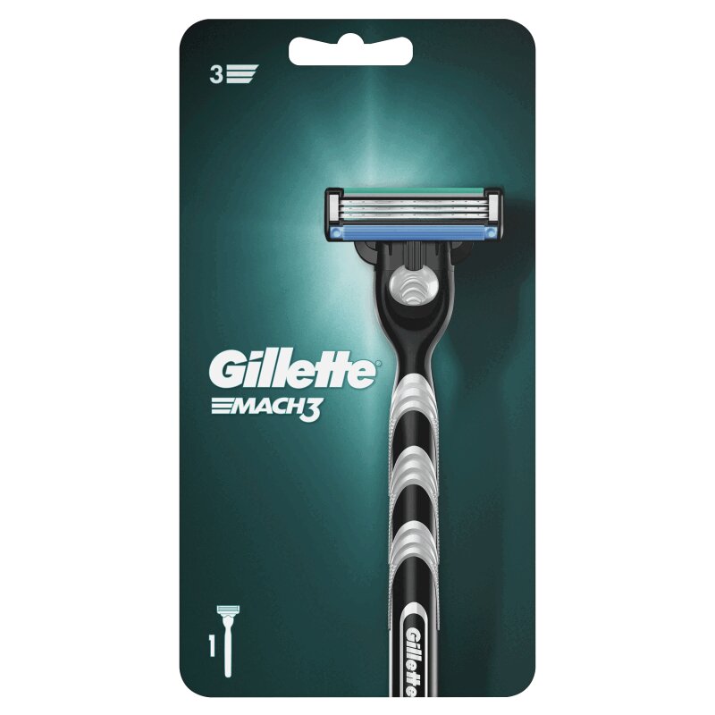 Gillette Мак 3 Станок бритвенный с 1 кассетой gillette венус снеп эмбрейс станок бритвенный с 1 кассетой