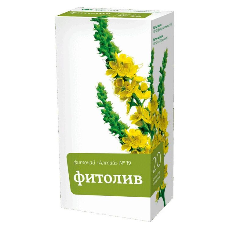 

Фиточай Алтай № 19 Фитолив фильтр-пакеты 20 шт