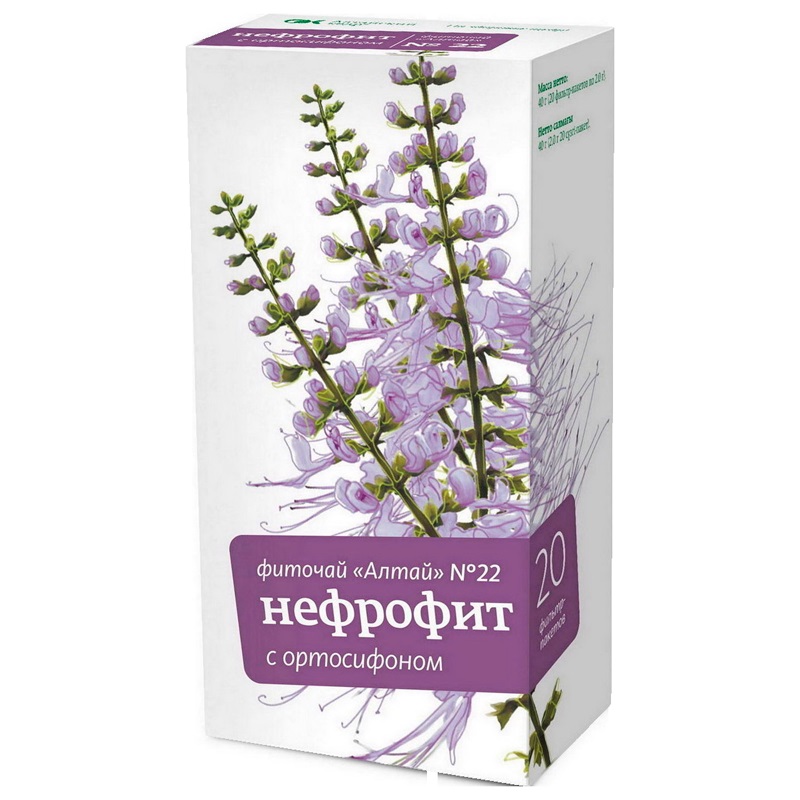 

Фиточай Алтай № 22 Нефрофит Ортосифон фильтр-пакеты 20 шт