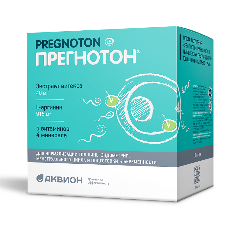 

Прегнотон порошок для приема внутрь 5 г 30 шт