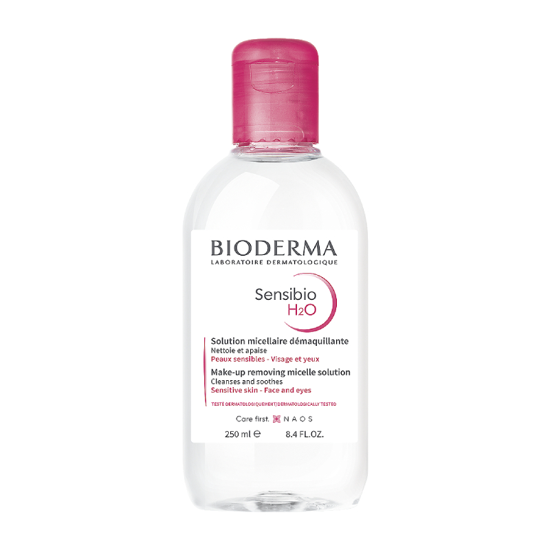 Bioderma Сенсибио Н2О вода мицеллярная очищающая фл.250 мл очищающая мицеллярная вода для жирной и комбинированной кожи