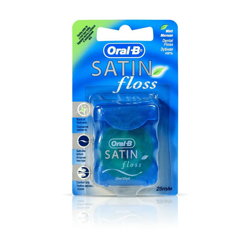 

Орал-Би Лента зубная Satin floss 25м №1