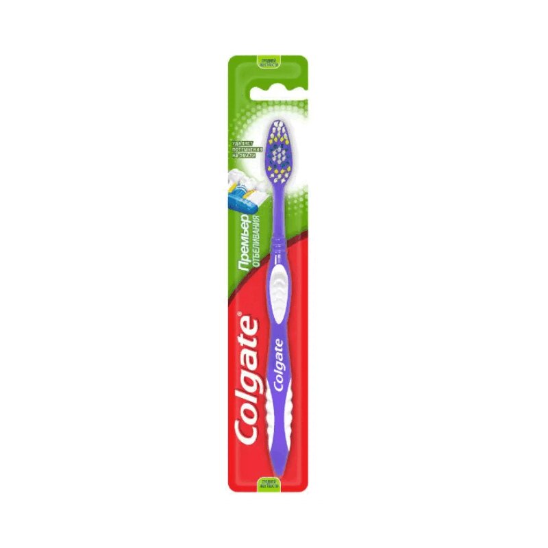 

Colgate Премьер отбеливающая Зубная щетка Средняя жесткость