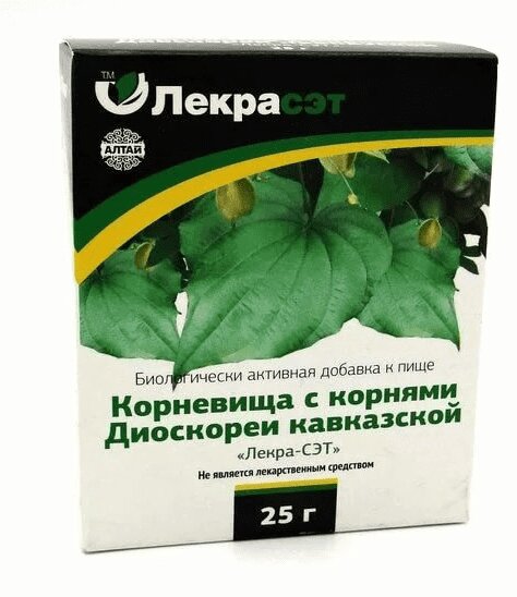 

Диоскореи корневища и корни сырье растительное 25 г