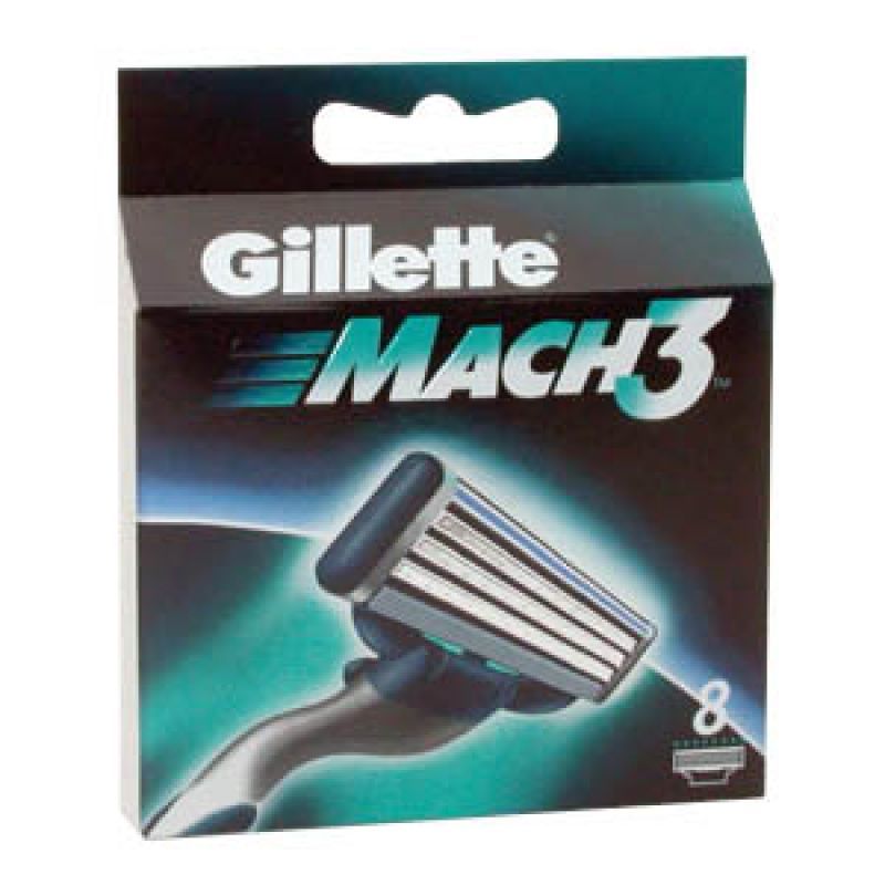 Gillette Мак 3 Кассета для бритвенного станка 8 шт сменные кассеты gillette mach3 turbo 8 шт