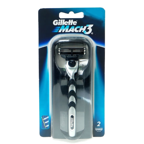 

Gillette Мак 3 Станок бритвенный с 2 кассетами