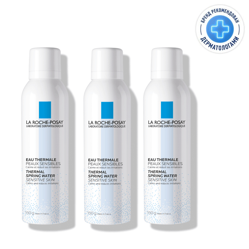 Изображение товара Набор 3X La Roche-Posay Термальная вода 150 мл для увлажнения и ухода за кожей