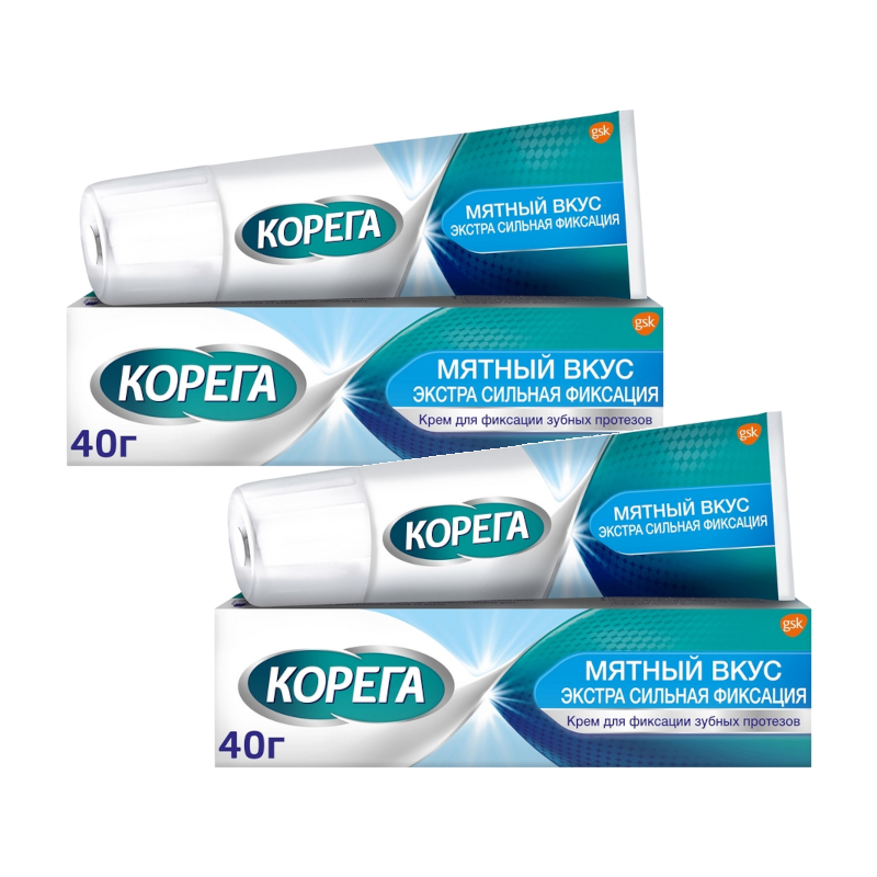 Изображение товара Крем для фиксации зубных протезов Корега экстра сильной фиксации мята 40 г