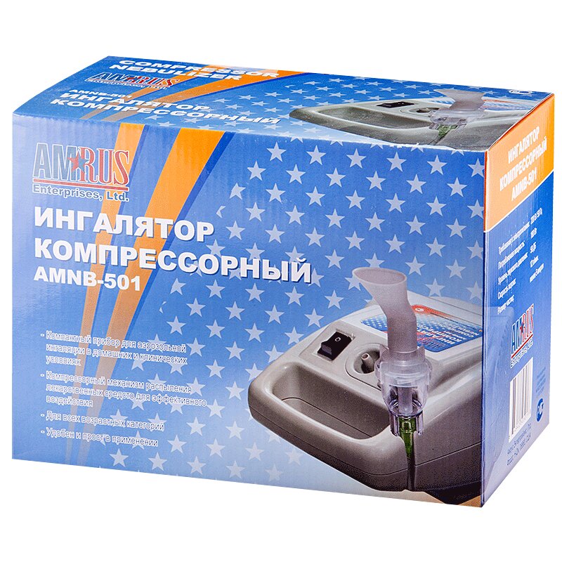 

Ингалятор Amnb-501 компрессорный компактный