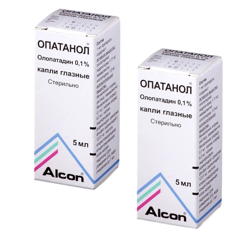 Изображение товара Набор 2Х Опатанол 1 мг/мл капли глазные 5 мл