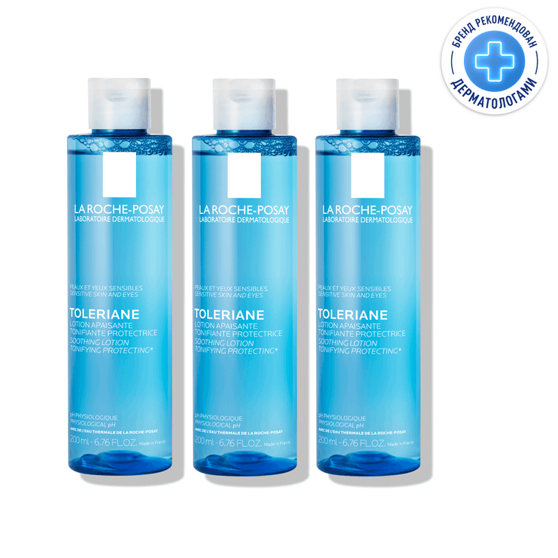 Изображение товара Набор 3х La Roche-Posay успокаивающих тоников для всех типов кожи 200 мл
