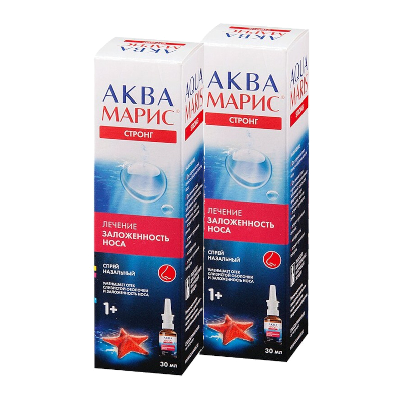 Изображение товара Набор 2Х Аква Марис Стронг спрей назальный 30 мл