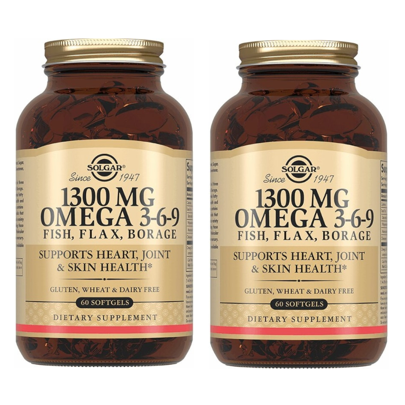 Изображение товара Набор 2Х Solgar Комплекс жирных кислот 1300 мг Омега 3-6-9 капсулы 60 шт