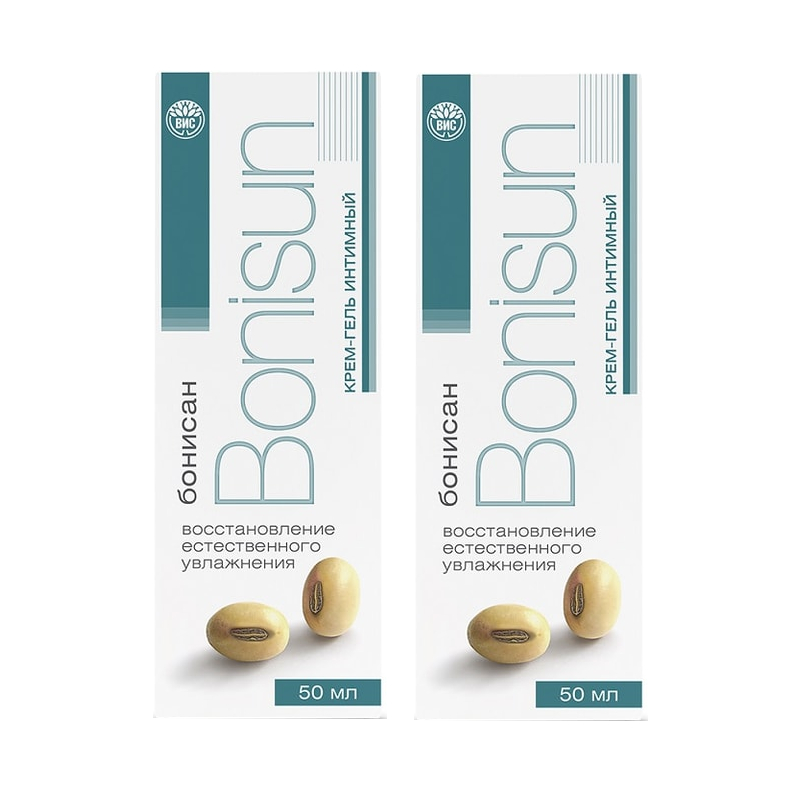 Изображение товара Набор 2х Бонисан крем-гель лубрикант 50 мл для комфорта и ухода Изображение товара Набор 2х Бонисан крем-гель лубрикант 50 мл для комфорта и ухода