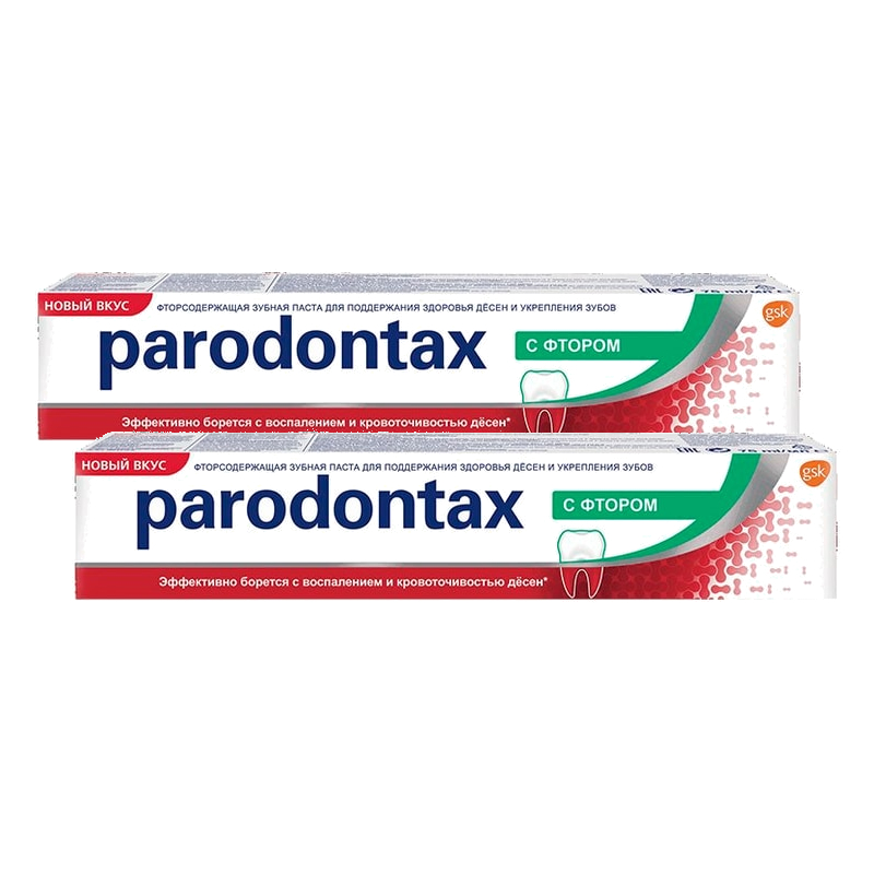 Изображение товара Набор 2Х Parodontax Зубная паста с фтором 75 мл