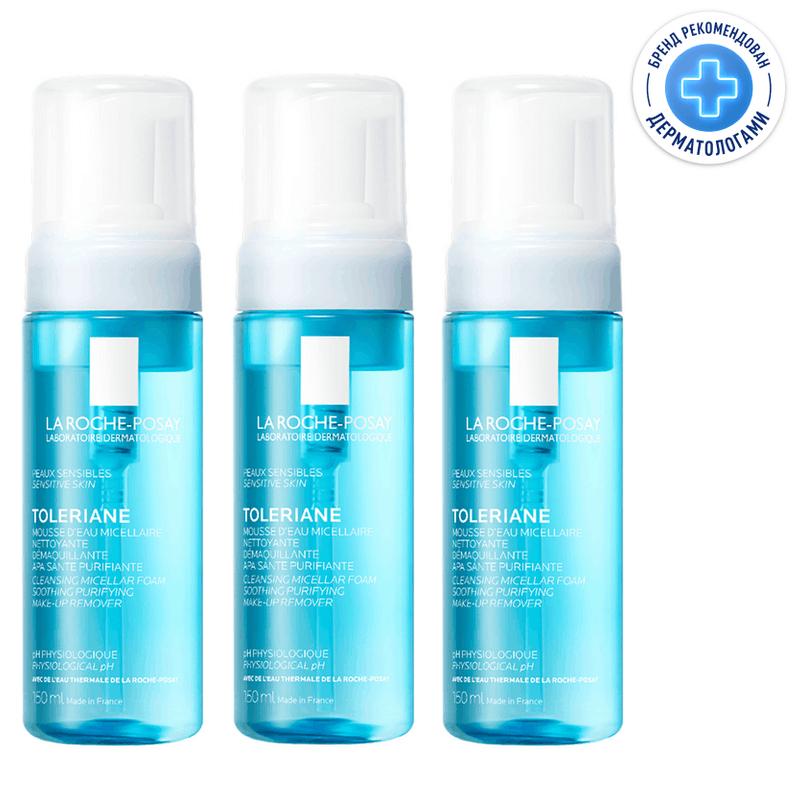 Изображение товара Набор 3X La Roche-Posay Мицеллярная пенка для лица 150 мл