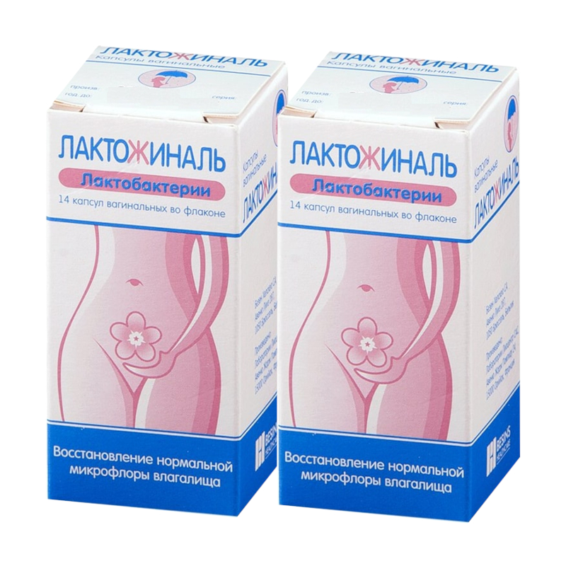 Изображение товара Набор 2Х Лактожиналь капсулы вагинальные 14 шт Франция Биос Индустрие