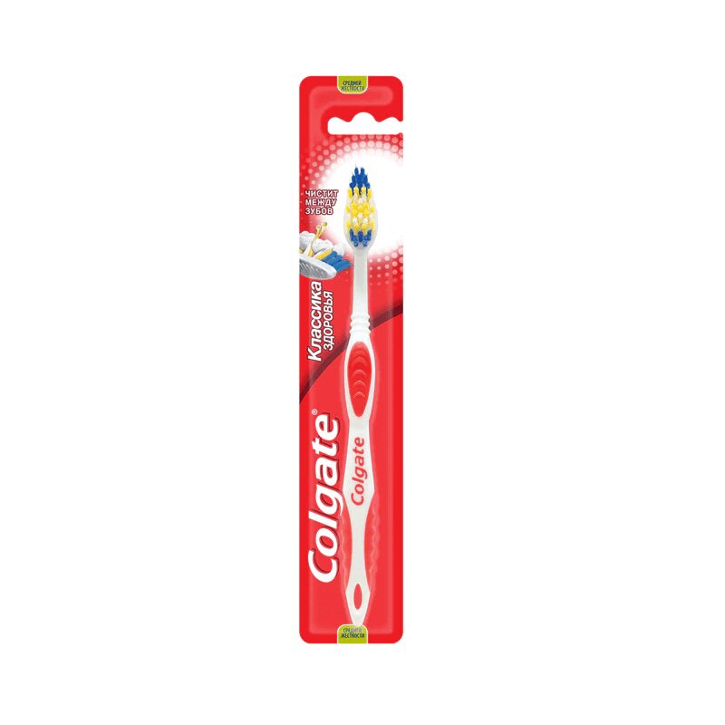 

Colgate Классика здоровья Зубная щетка Средняя жесткость