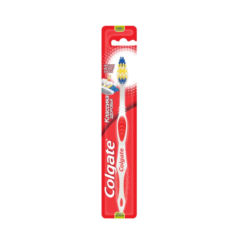 Зубная щетка Colgate Плюс (Классика) средняя уп N1