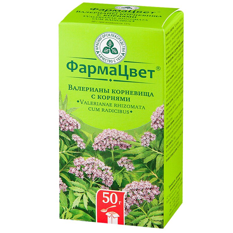 

Валерианы корневища с корнями измельченные 50 г