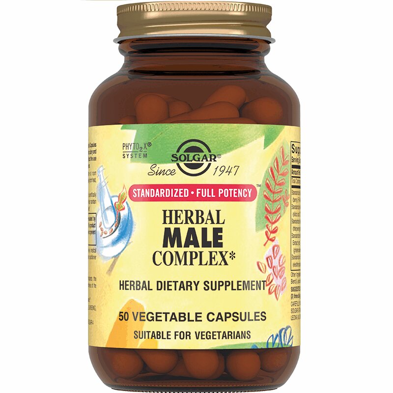 Solgar Травяной Комплекс для мужчин капсулы 50 шт солгар мультивитаминный и минеральный комплекс для мужчин таб 60