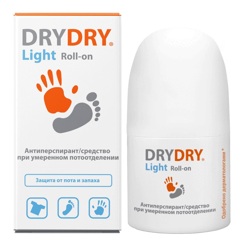 Dry Dry Лайт средство от потоотделения 50 мл bagi средство от накипи кумкумит 350
