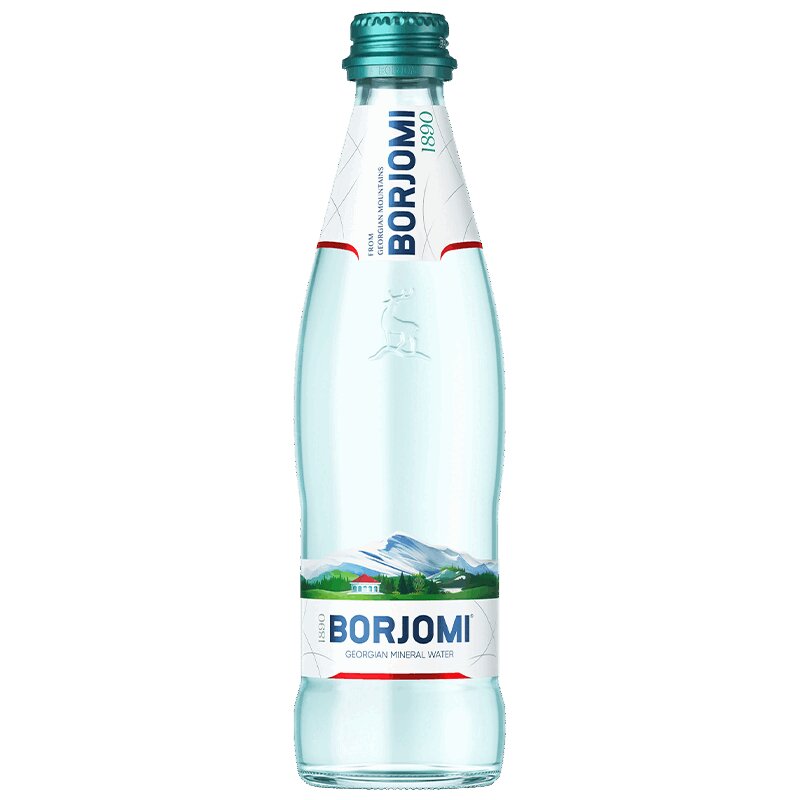 Вода минеральная Боржоми 0,33л стекло напиток боржоми со вкусом цитрусов и имбиря 0 33 литра газ ж б 12 шт в уп
