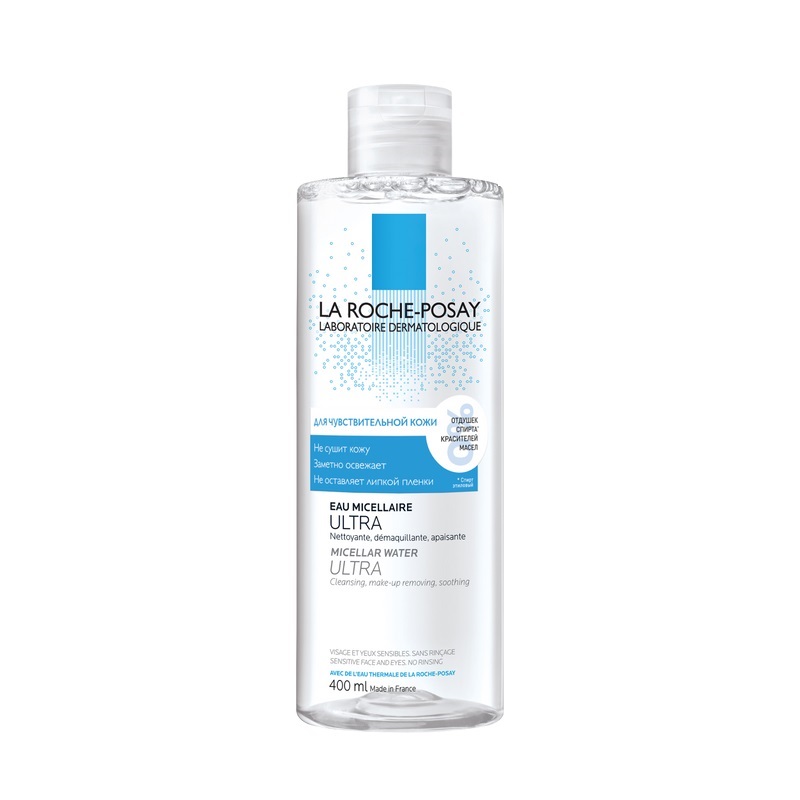La Roche-Posay Вода мицеллярная Ультра д/чувствительной кожи 400 мл лрп термальная вода 150мл набор 2 скидка на 2 й прод 50%