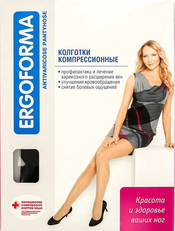 

Колготки антиварикозные (18-22 mmHg) разм.3 телесный