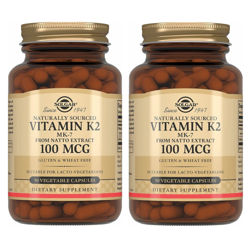 Изображение товара Набор 2Х Solgar Натуральный Витамин К2 100 мкг капсулы 50 шт