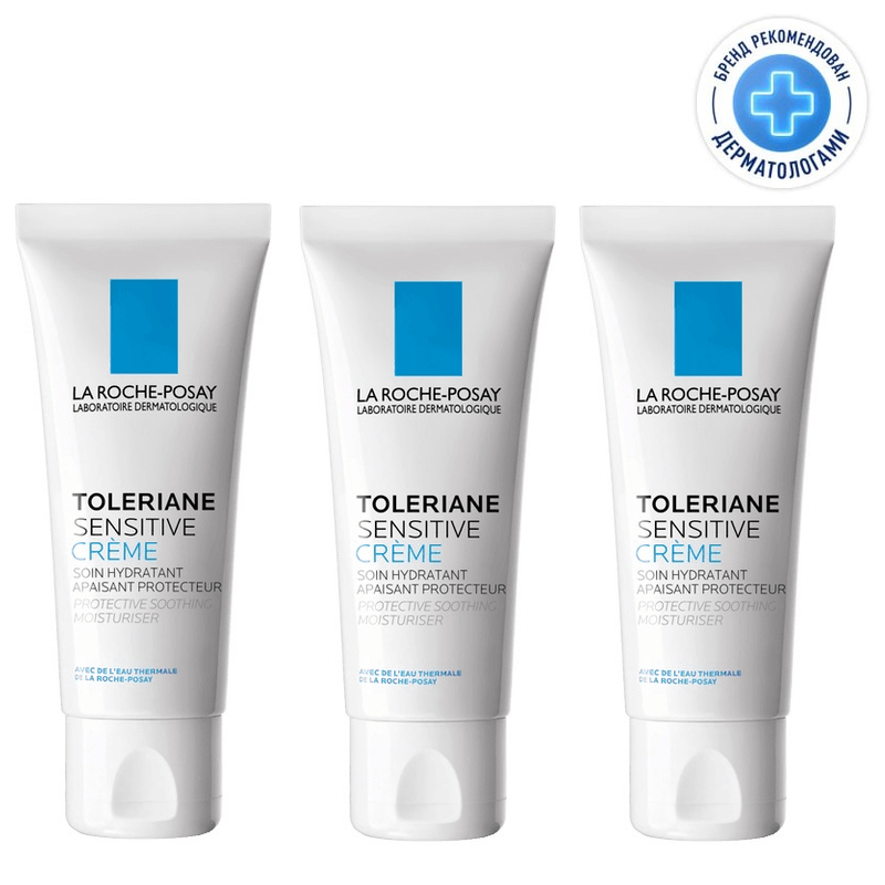 Изображение товара Набор 3Х La Roche-Posay Toleriane Sensitive Крем для чувствительной кожи 40 мл