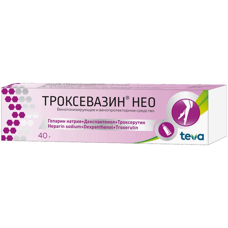 

Троксевазин Нео гель для наружного применения 40 г