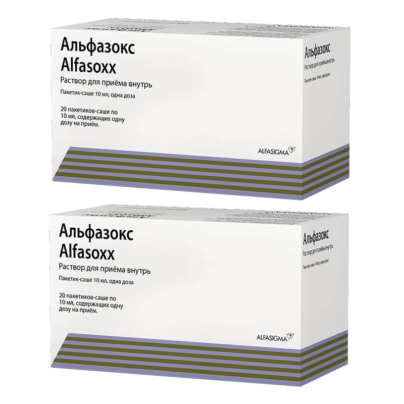 Изображение товара Набор 2Х Альфазокс раствор для приема внутрь 10 мл 20 шт Изображение товара Набор 2Х Альфазокс раствор для приема внутрь 10 мл 20 шт