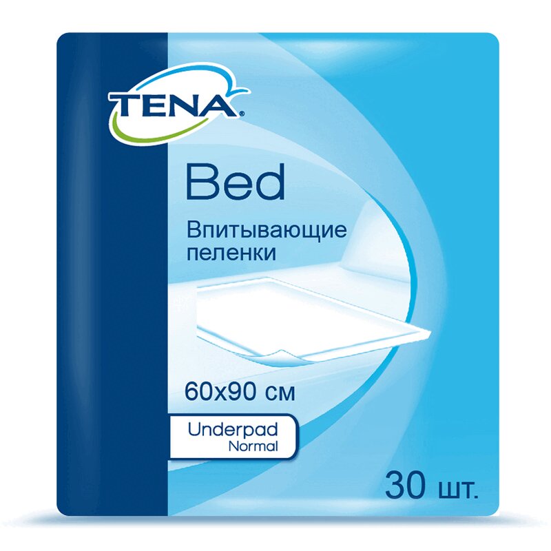 

Тена Простыни Бед Underpad впитывающие 60х90 см 30 шт