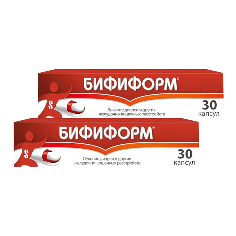 Изображение товара Кишечнорастворимые капсулы Бифиформ 30 шт для здоровья кишечника