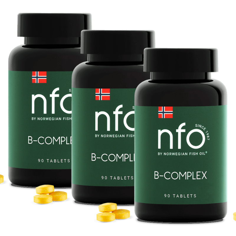 Изображение товара Набор 3Х NFO В-Комплекс таблетки 90 шт - витамины для поддержки иммунитета