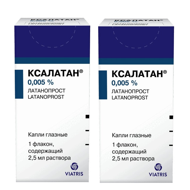Изображение товара Глазные капли Ксалатан 0,005% Пфайзер для снижения давления