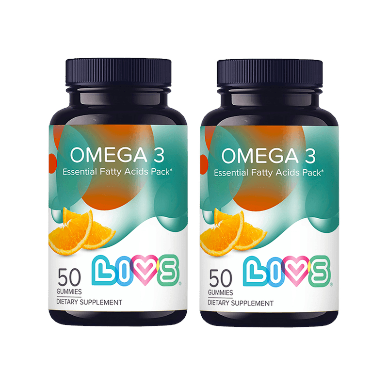 Изображение товара Набор 2Х Livs Омега-3 пастилки жевательные Апельсин 50 шт