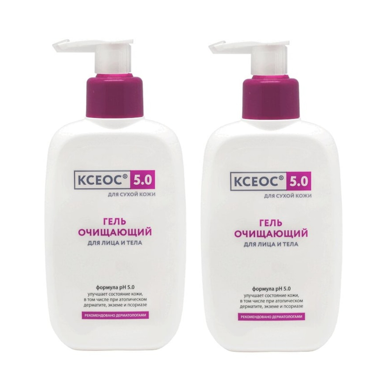 Изображение товара Набор 2Х КСЕОС 5.0 Гель очищающий для лица и тела 250 мл Изображение товара Набор 2Х КСЕОС 5.0 Гель очищающий для лица и тела 250 мл