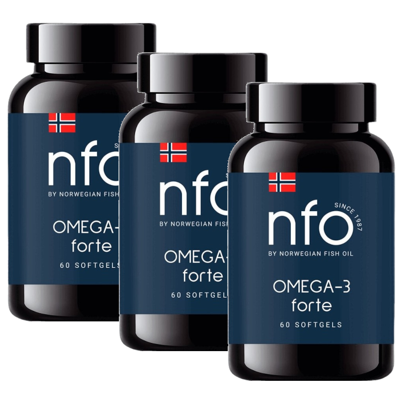 Изображение товара Набор 3Х NFO Омега-3 Форте капсулы 60 шт для здоровья сердца