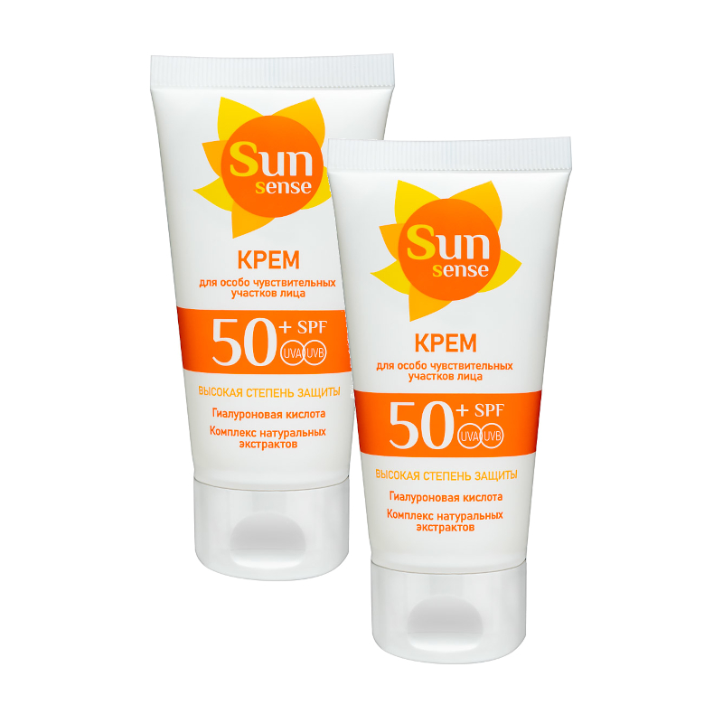 Изображение товара Набор 2Х Sun Sensе Крем для лица для особо чувствительных участков SPF 50+ 50 мл