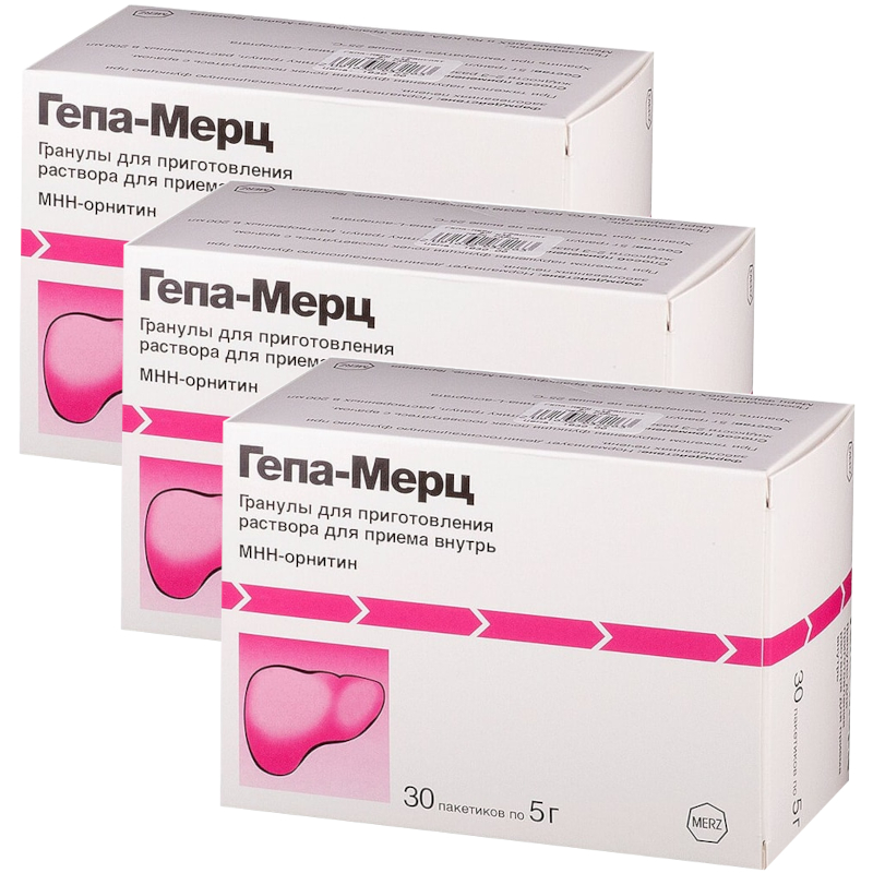 Изображение товара Набор Гепа-Мерц 3 г гранулы для внутреннего приема 30 шт немецкое качество